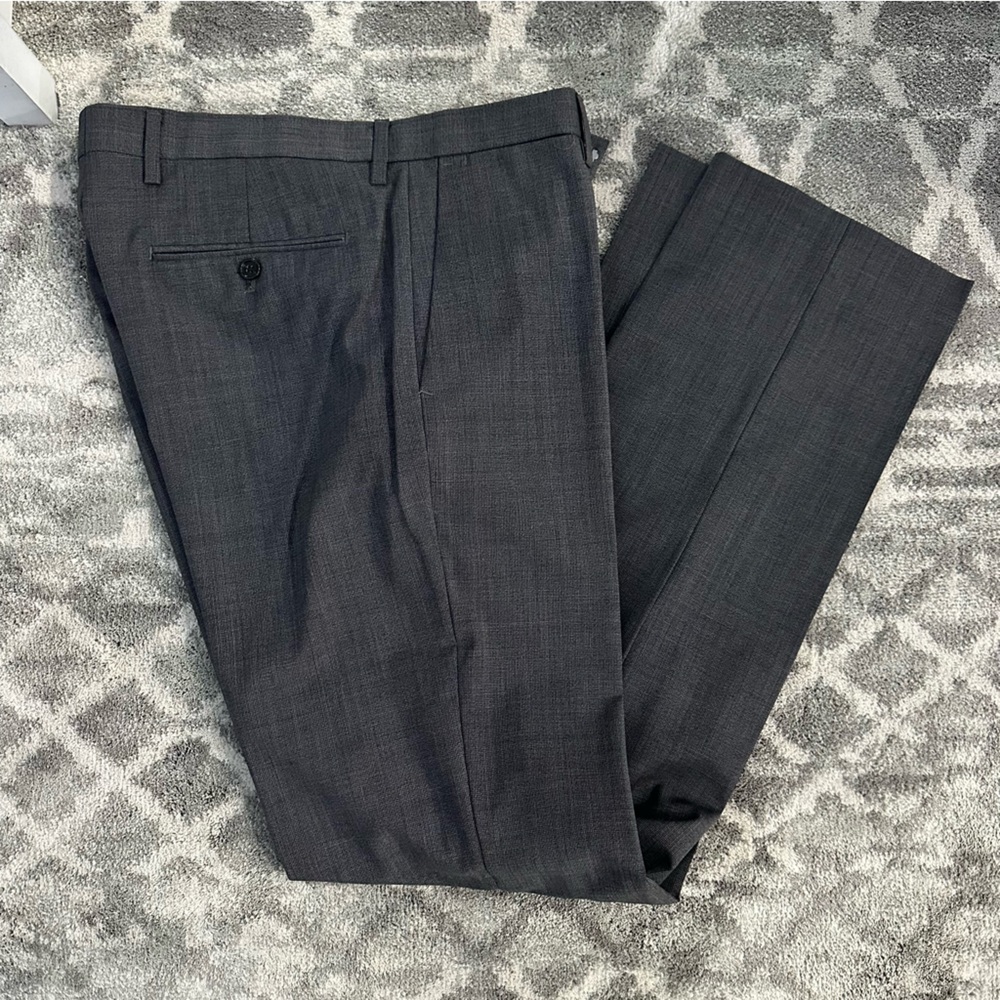 Banana Republic wool charcoal gray dress pants